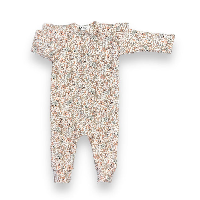 Playsuit mit Rüschen und Liebesblume