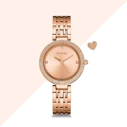 Bella Donna Uhr Roségoldfarben