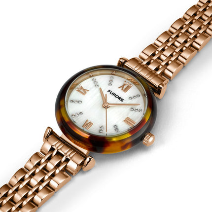 Perla-Uhr in Roségold