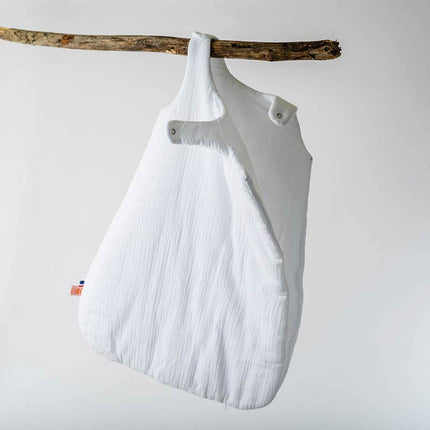 Winterschlafsack aus Bio-Baumwolle Weiß