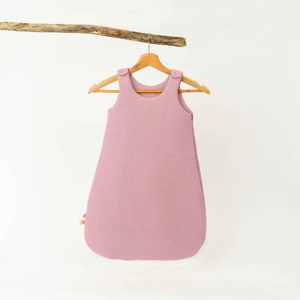 Winterschlafsack aus Bio-Baumwolle in Rosa