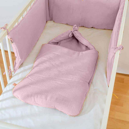 Babynest aus Bio-Baumwolle Rosa