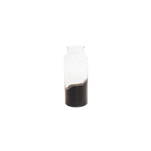 Housevitamin Vase Dipdye - Schwarz - 12,5x30cm