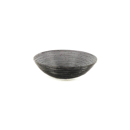 Housevitamin Wired Bowl Steel - Schwarz - 34x34x10cm