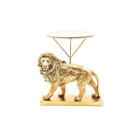 Housevitamin Lion Tellerhalter – Gold – 20 x 30 x 27 cm