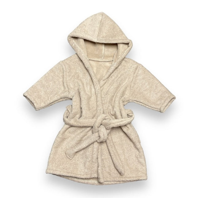 Babybademantel Bambus Beige